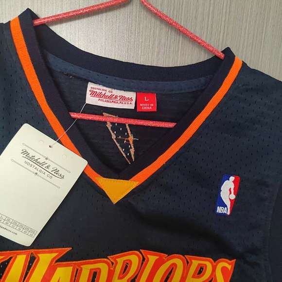 Stephen Curry Golden State Warriors #30 Mitchell & Ness Navy - Picture 3 of 6